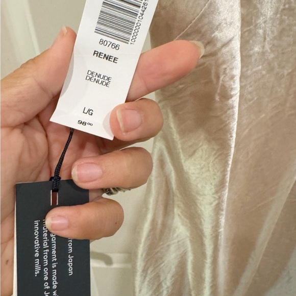 BNWT Aritzia Babaton Renee Denude Silky Dress large $98 STUNNING - Picture 7 of 11